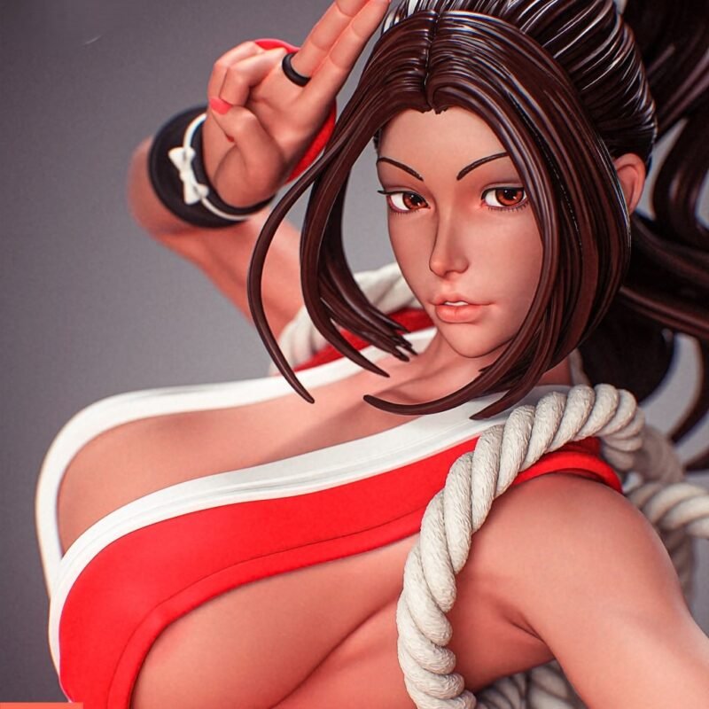 Figure Mai Shiranui – The King of Fighters | Resina 3D com Pintura Artesanal