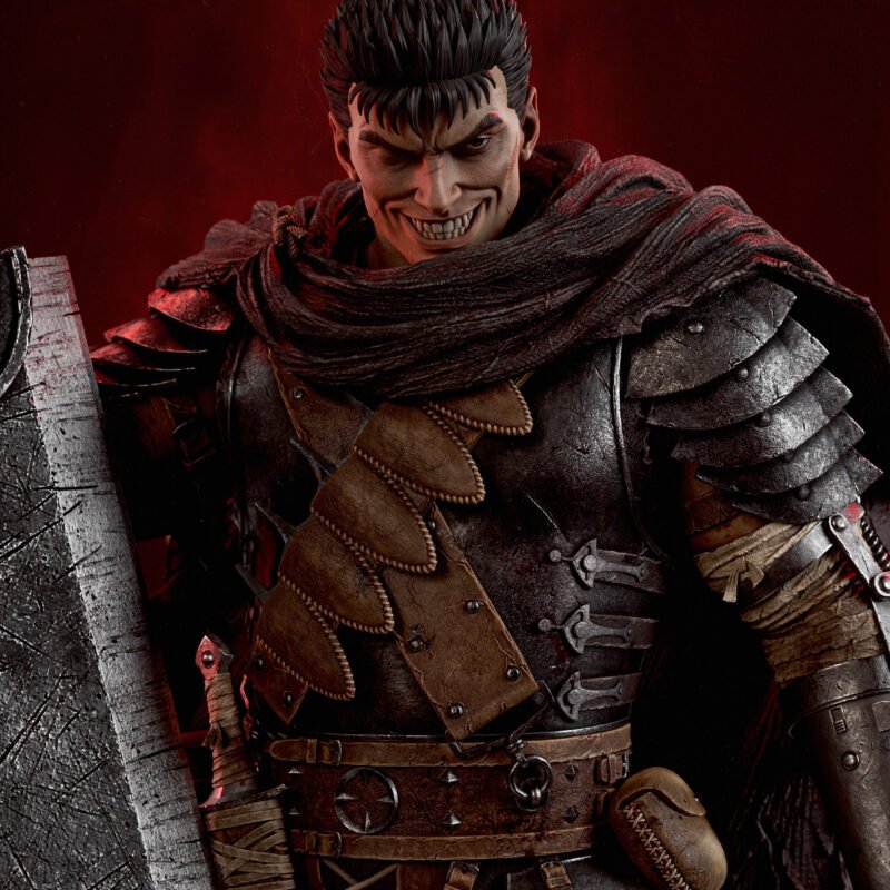 Figure Guts – Berserk | Resina 3D com Pintura Artesanal