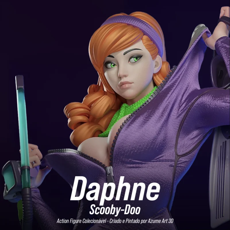 Figure Daphne – Scooby-Doo | Resina 3D com Pintura Artesanal