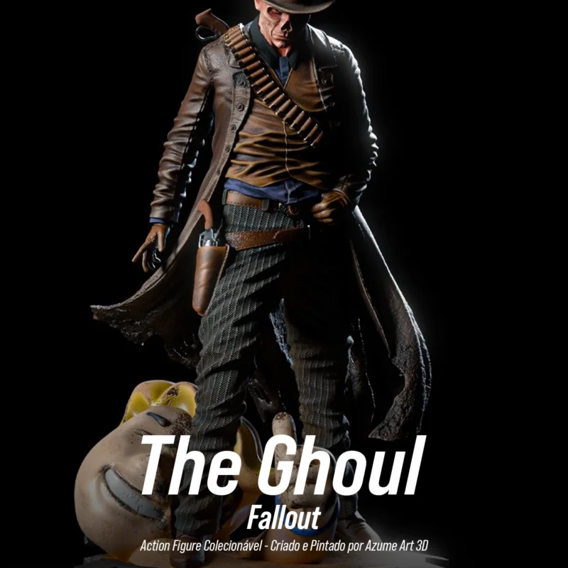 Figure The Ghoul – Fallout | Resina 3D com Pintura Artesanal