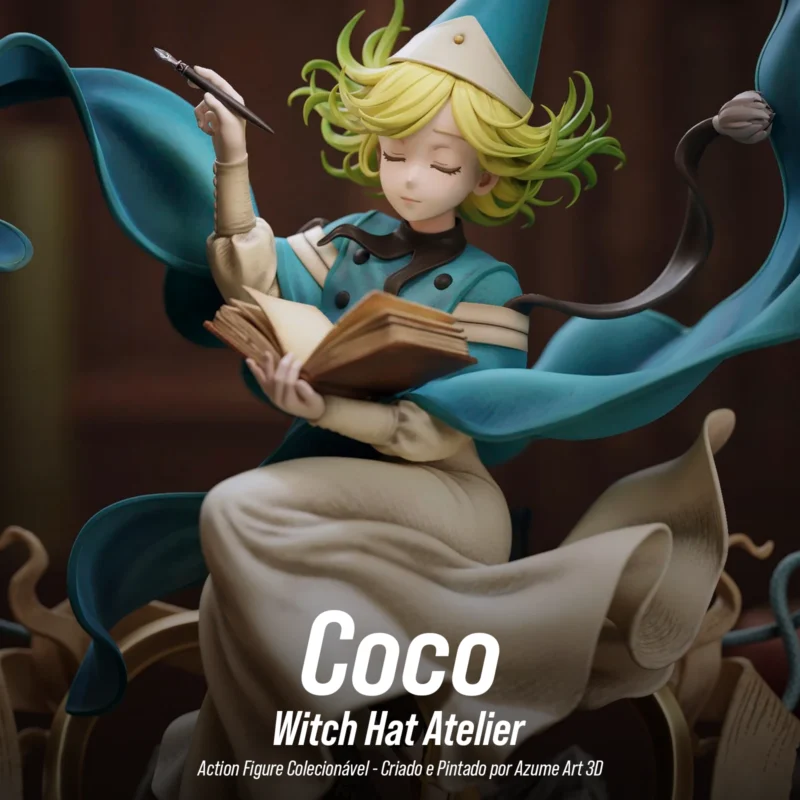 Figure Coco – Witch Hat Atelier | Resina 3D com Pintura Artesanal
