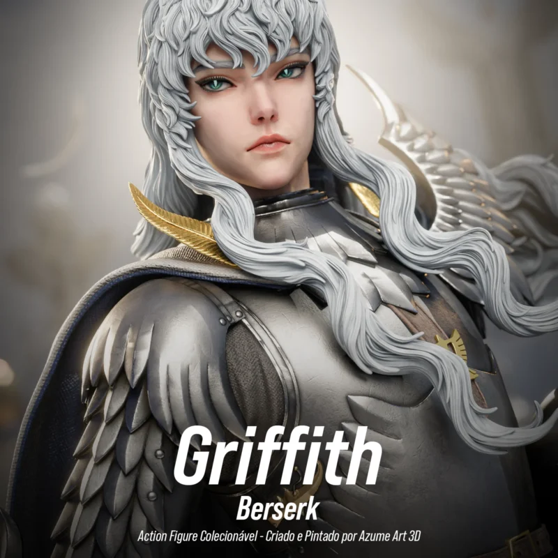 Figure Griffith – Berserk | Resina 3D com Pintura Artesanal
