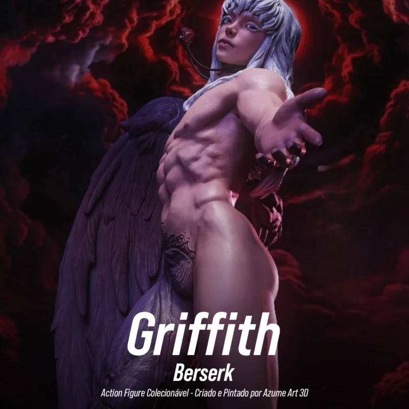 Figure Griffith – Berserk | Resina 3D com Pintura Artesanal