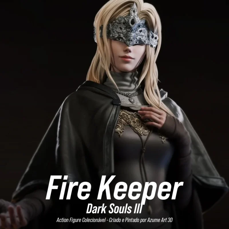 Figure Fire Keeper – Dark Souls III | Resina 3D com Pintura Artesanal
