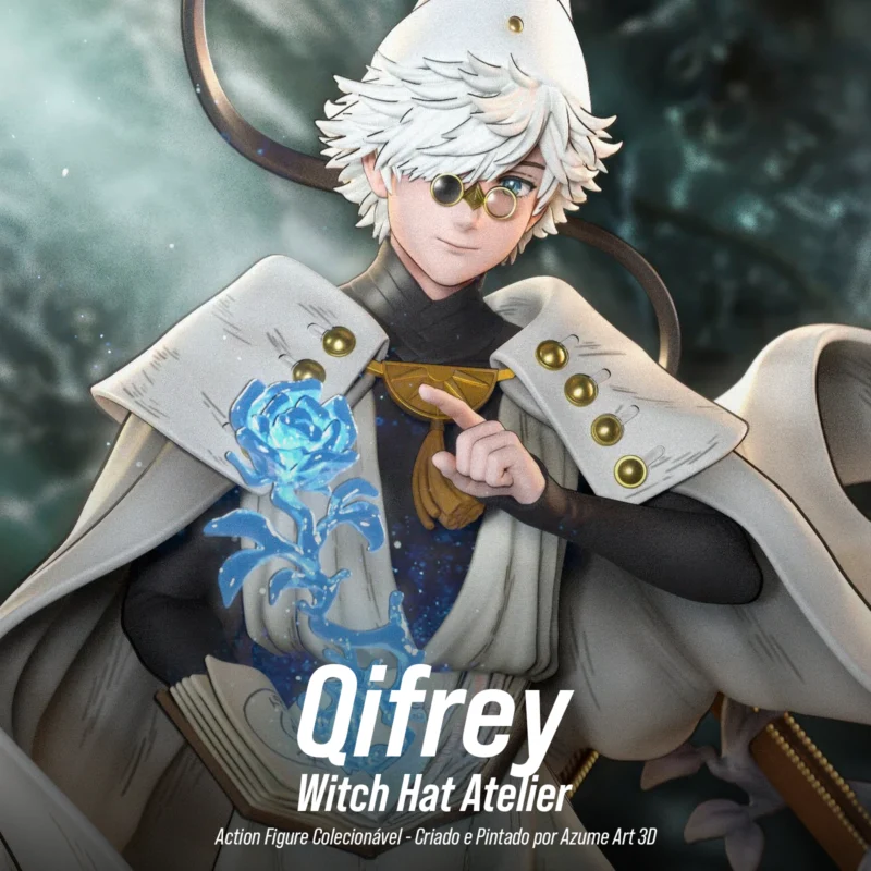 Figure Qifrey – Witch Hat Atelier | Resina 3D com Pintura Artesanal
