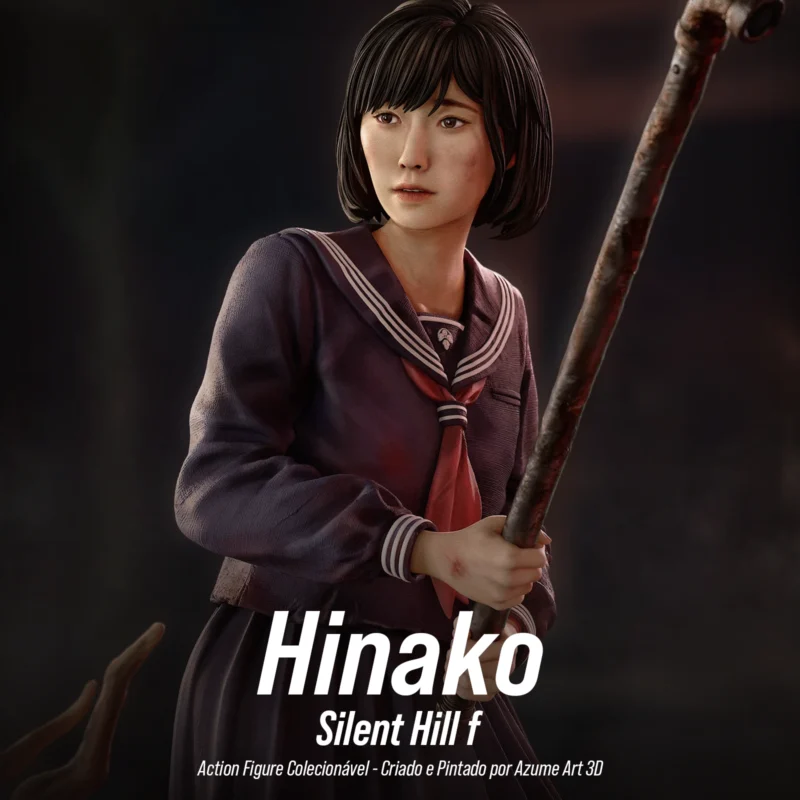 Figure Hinako – Silent Hill f | Resina 3D com Pintura Artesanal