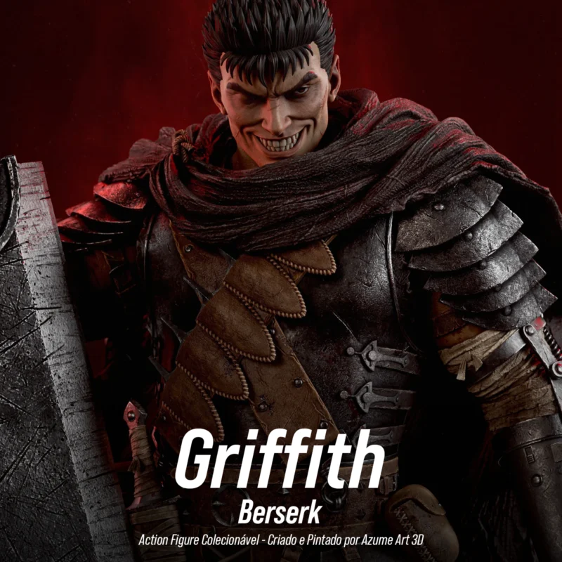 Figure Guts – Berserk | Resina 3D com Pintura Artesanal